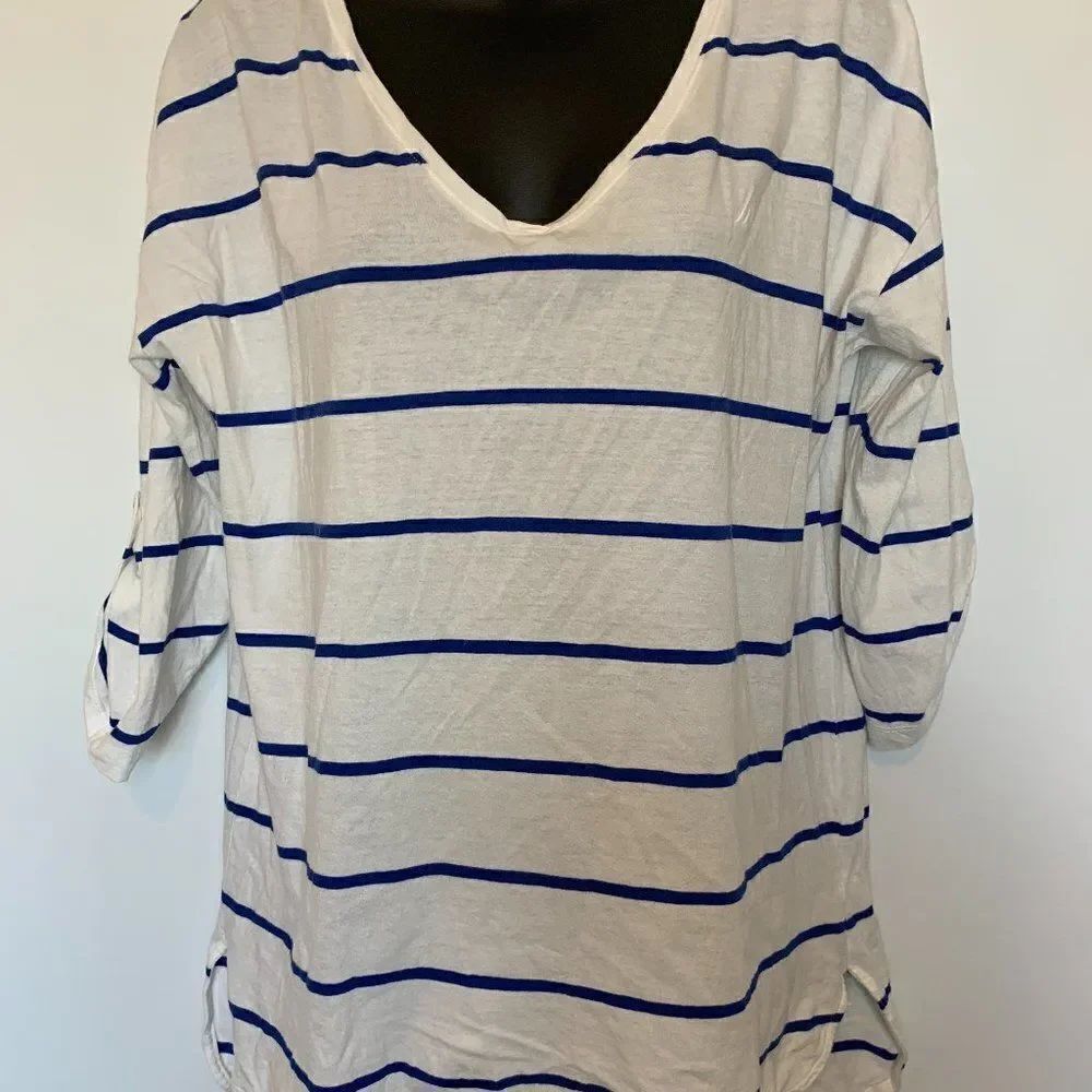 Nautica Long Sleeve Stripped Shirt
